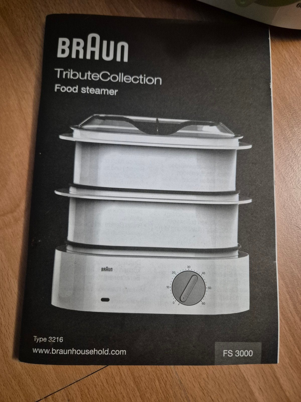 Braun TributeCollection Food Steamer FS 3000, Ophalen, Nieuw, Kledingstomer