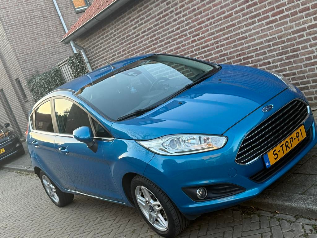 Ford Fiësta 1.0 92KW/125PK 5D 2014 Blauw, Auto's, Ford, Voorwielaandrijving, 125 pk, 40 €/maand, Blauw