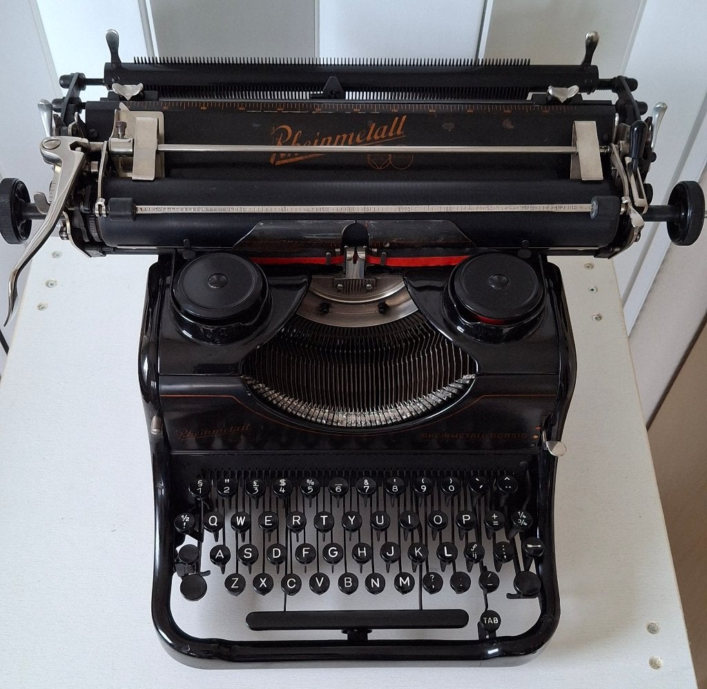 Typemachine Rheinmetall-Borsig, cirka 1926, Ophalen, Gebruikt