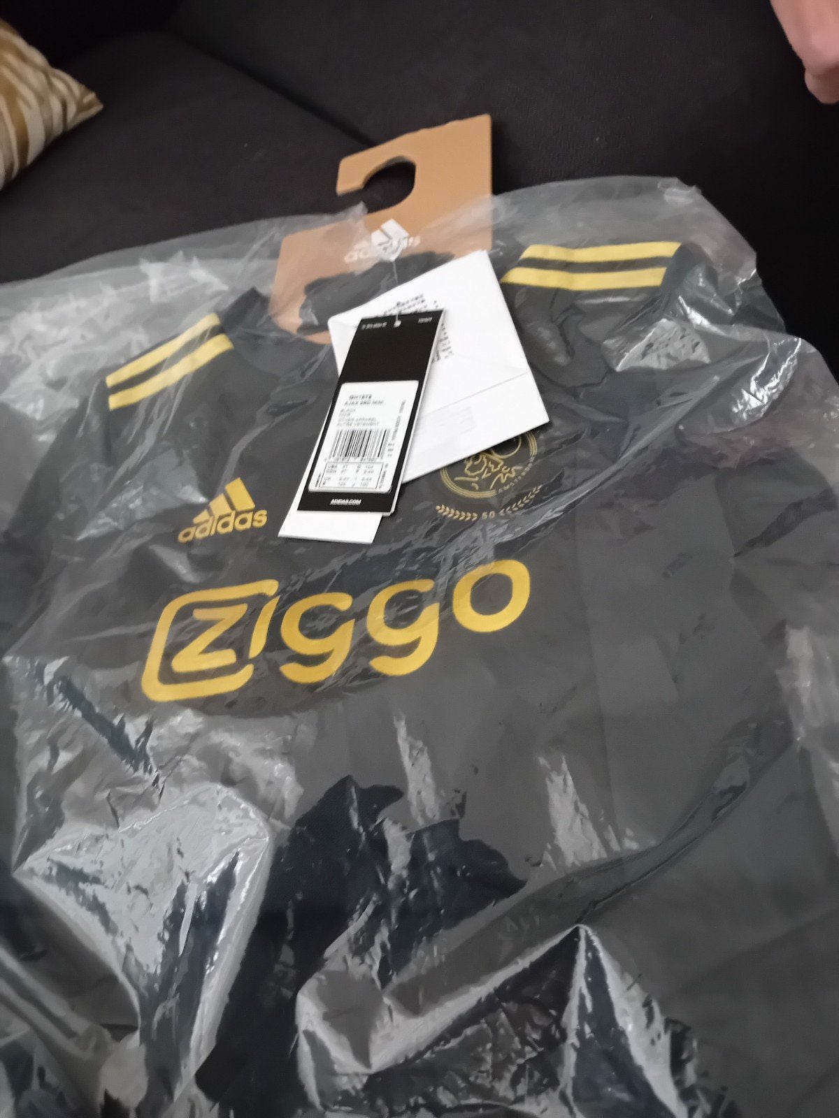 Adidas Ajax 3e shirt met broekje  tenue2021/2022 - Maat 104, Ophalen, Adidas, Nieuw, Shirt of Longsleeve