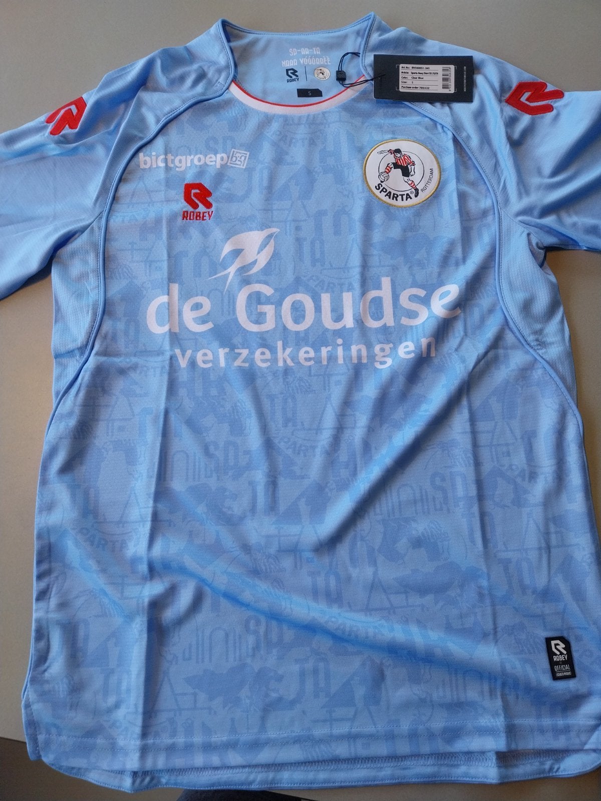 Sparta Rotterdam uitshirt 2025/26 maat M, Maat M, Verzenden, Nieuw, Shirt
