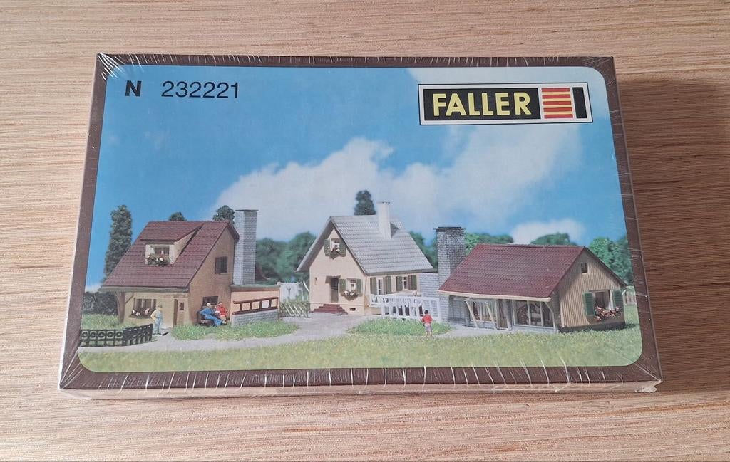 Faller N 232221 - 3 eengezinshuizen modelbouwset, Overige merken, Verzenden, Gelijkstroom of Wisselstroom, Overige typen