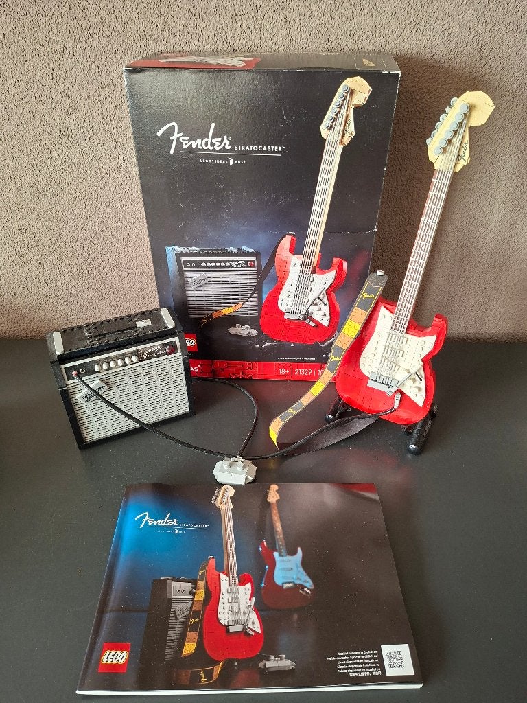 LEGO Ideas Fender Stratocaster 21329, Lego, Ophalen of Verzenden, Inclusief instructies, Complete set