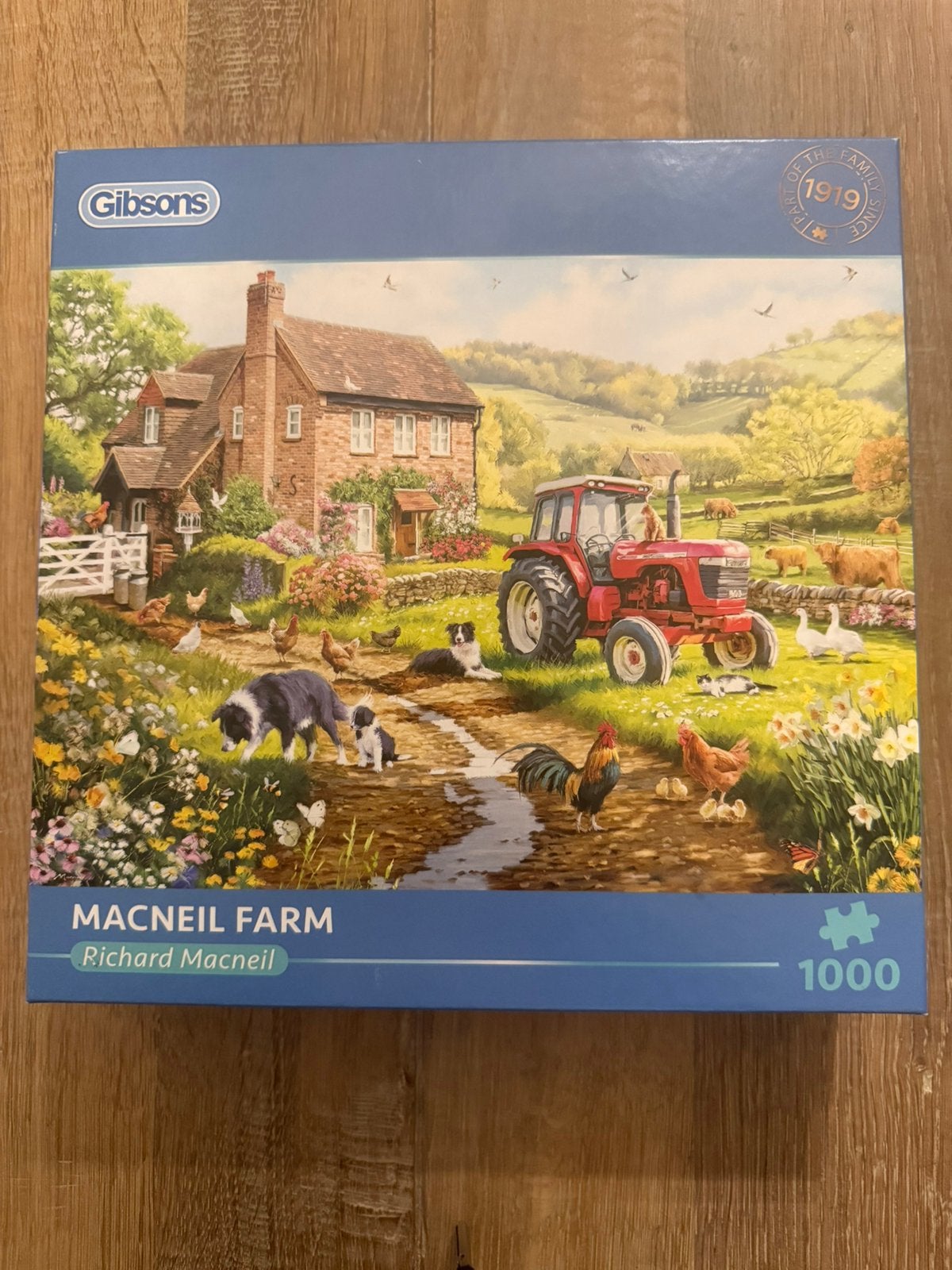 Gibsons puzzel Macneil Farm, Ophalen, 500 t/m 1500 stukjes, Zo goed als nieuw