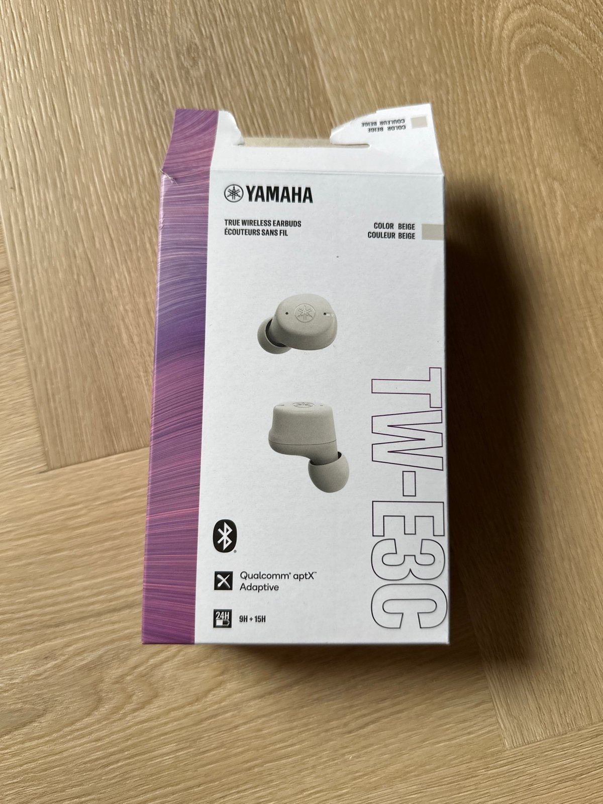 Yamaha TW-E3C True Wireless Earbuds - Beige, In-ear, Bluetooth, Nieuw, Ophalen