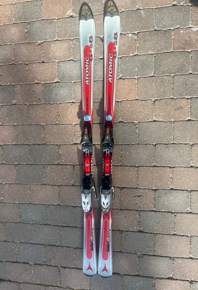 Ski's 170 cm met bindingen, Ophalen, 160 tot 180 cm, Gebruikt, Carve