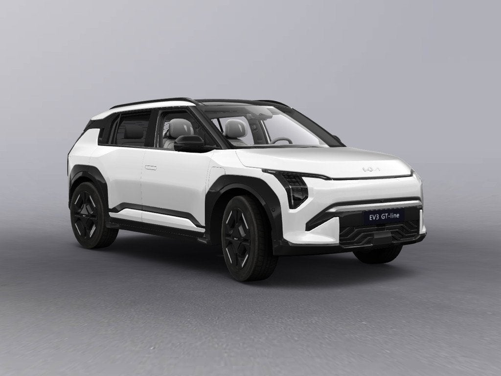 Kia EV3 GT-Line 81.4 kWh *VOORRAADVOORDEEL* Snel leverbaar, Auto's, Kia, 510 min, Zwart, 33 min, Wit