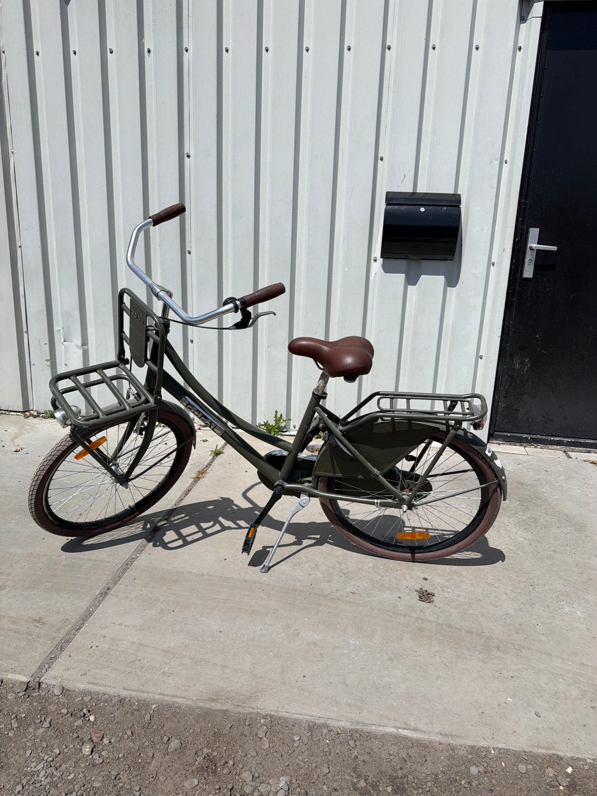 Popal Daily Dutch Basic Transportfiets - Groen, Ophalen, Terugtraprem, Handrem, Gebruikt