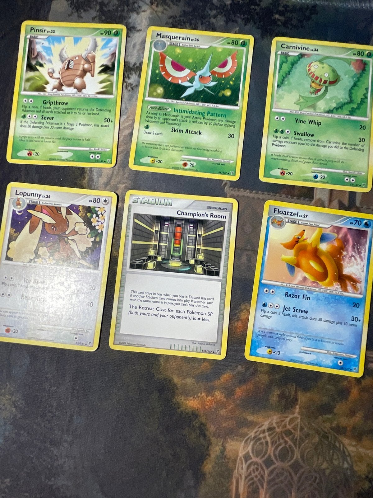 6 Pokémon Supreme Victors Uncommon kaarten, Ophalen of Verzenden, Gebruikt, Meerdere kaarten