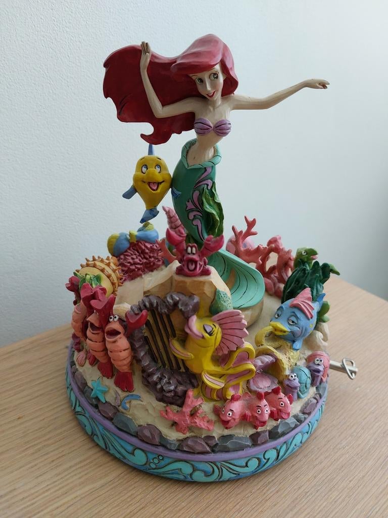 Ariel jim shore muziekdoos, Ophalen of Verzenden, Zo goed als nieuw, Beeldje of Figuurtje