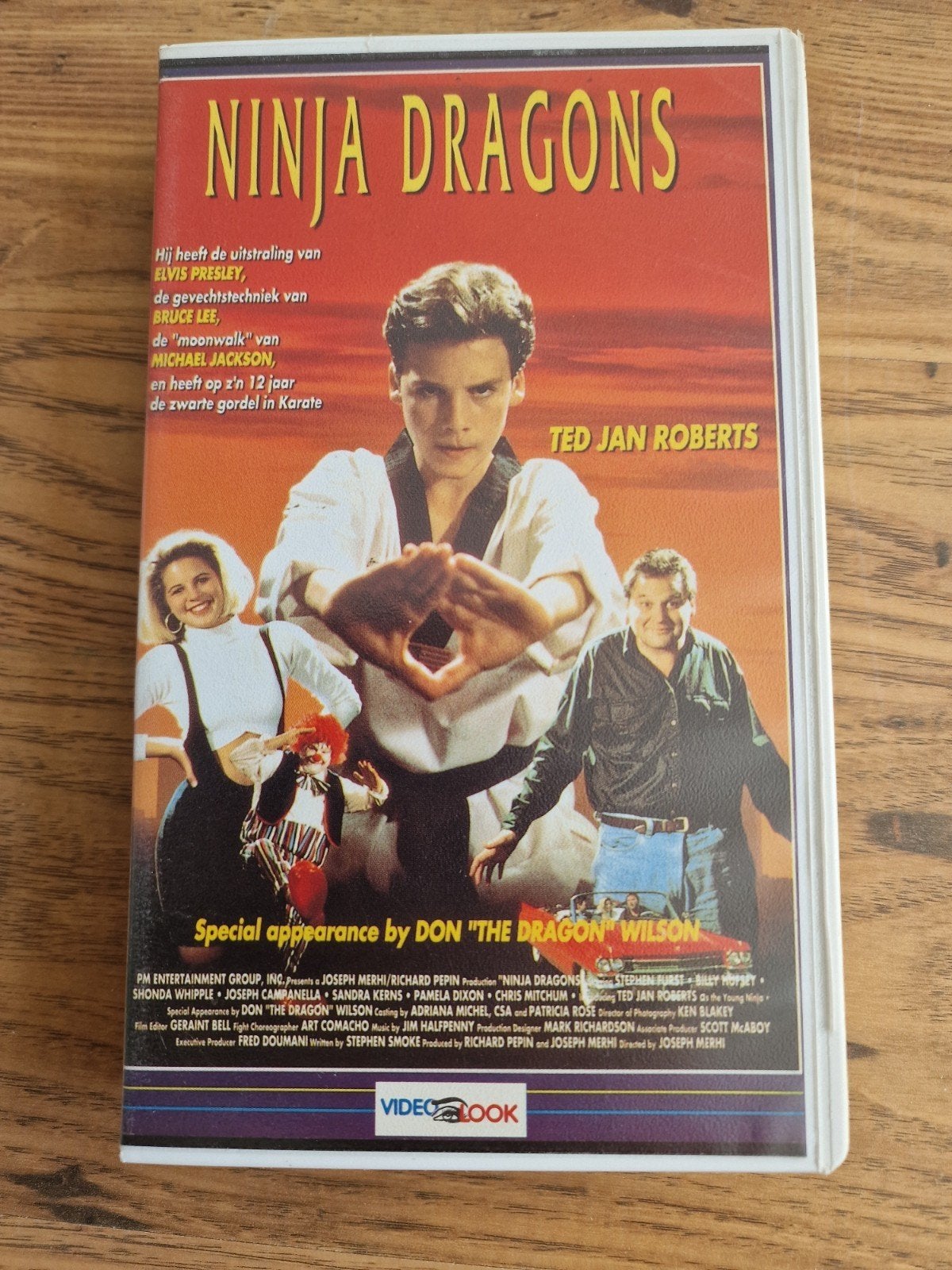 Ninja Dragons VHS - Actie en Avontuur, Cd's en Dvd's, VHS | Film, Ophalen of Verzenden, Actie en Avontuur, Vanaf 12 jaar, VHS