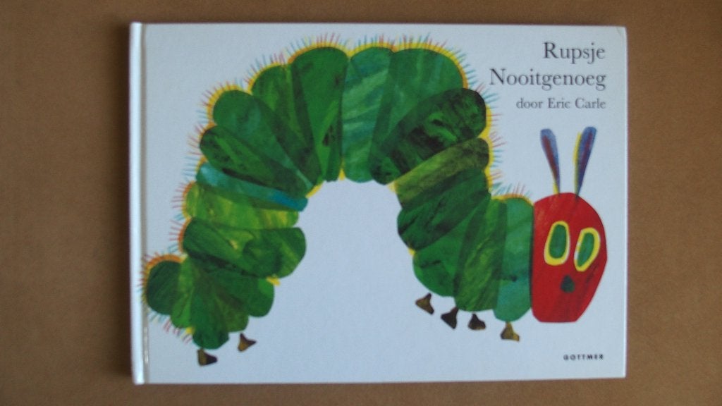 Rupsje Nooitgenoeg - Prentenboek - Klassieker - Eric Carle, Ophalen of Verzenden, Zo goed als nieuw, Eric Carle, 3 tot 4 jaar