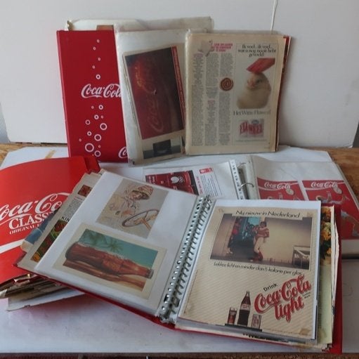 Reclame Coca Cola promotie in diverse mappen PARTIJ PRIJS, Ophalen of Verzenden, Gebruikt, Overige typen