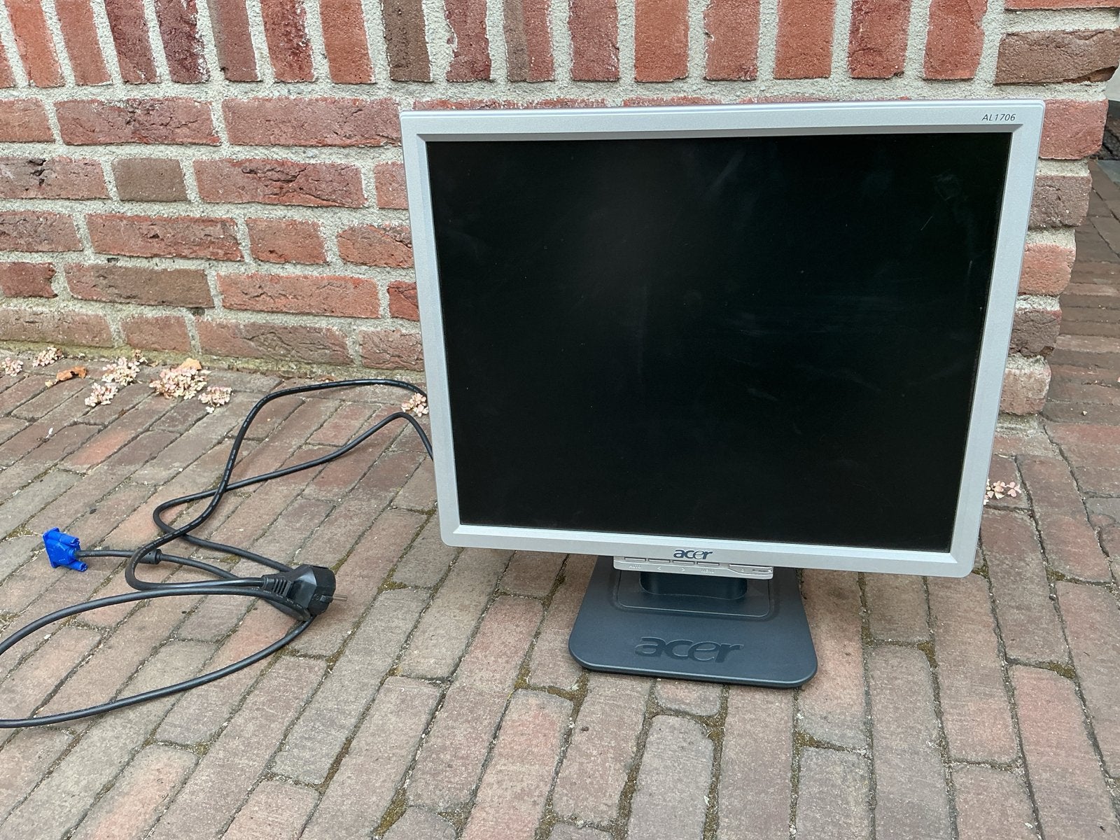 Acer AL1706 17 inch LCD Monitor, Computers en Software, Monitoren, Ophalen of Verzenden, VGA, 60 Hz of minder, Gebruikt