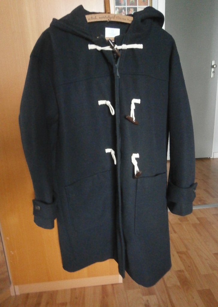 Fijne Houtje Touwtje jas mt S valt als M donkerblauw i.g.s., Maat 38/40 (M), Blauw, Ophalen of Verzenden, Gedragen