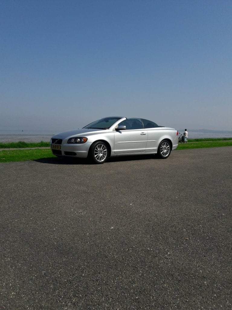 Volvo C70 2.5 T5 Geartronic 2008 Grijs, Dealer onderhouden, Zwart, Cabriolet, Particulier