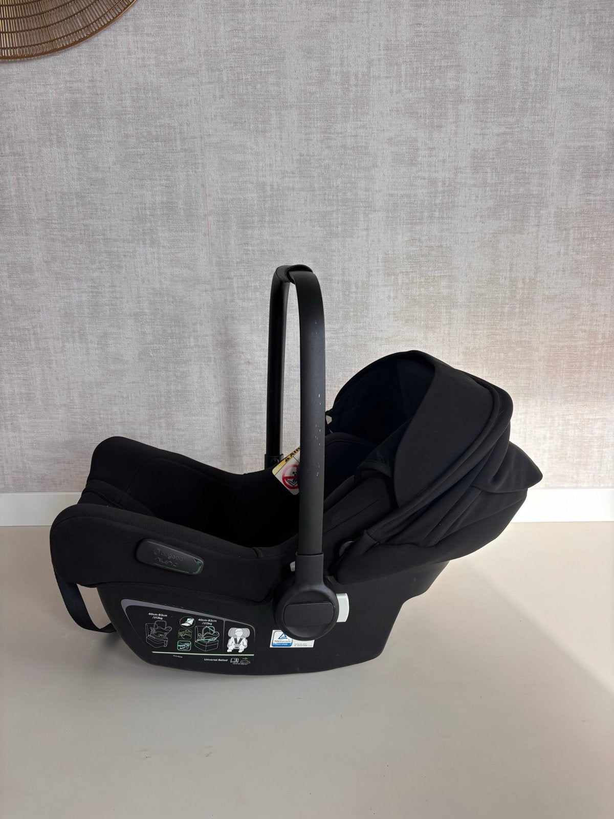 Bugaboo Turtle Air by Nuna autostoel met Isofix base, Overige merken, Zo goed als nieuw, Isofix, 0 t/m 13 kg
