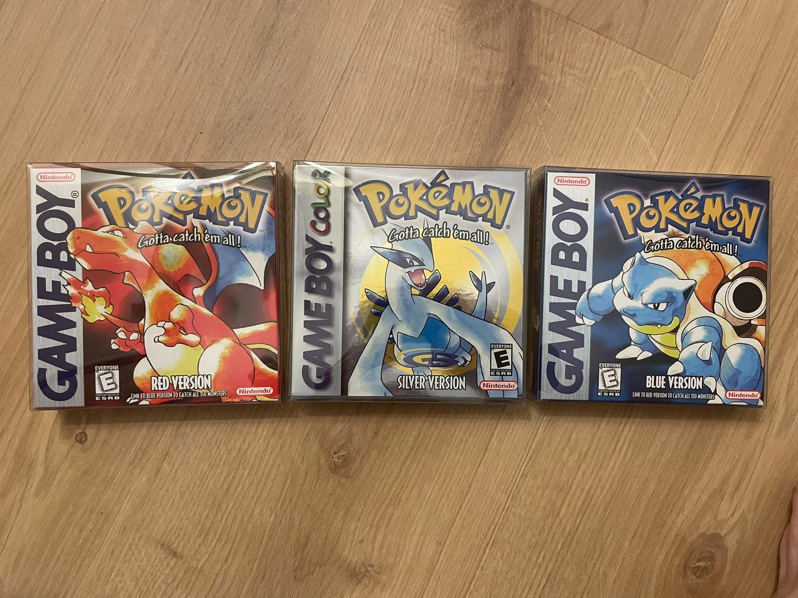 Pokemon Red, Silver, en Blue - Compleet in doos, 1 speler, Zo goed als nieuw, Vanaf 3 jaar, Ophalen