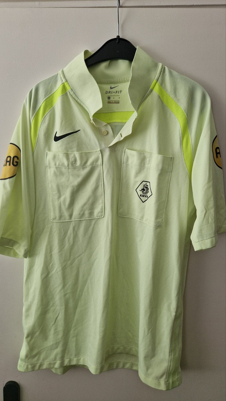 scheidsrechters KNVB shirt maat L, Ophalen of Verzenden, Zo goed als nieuw, Shirt