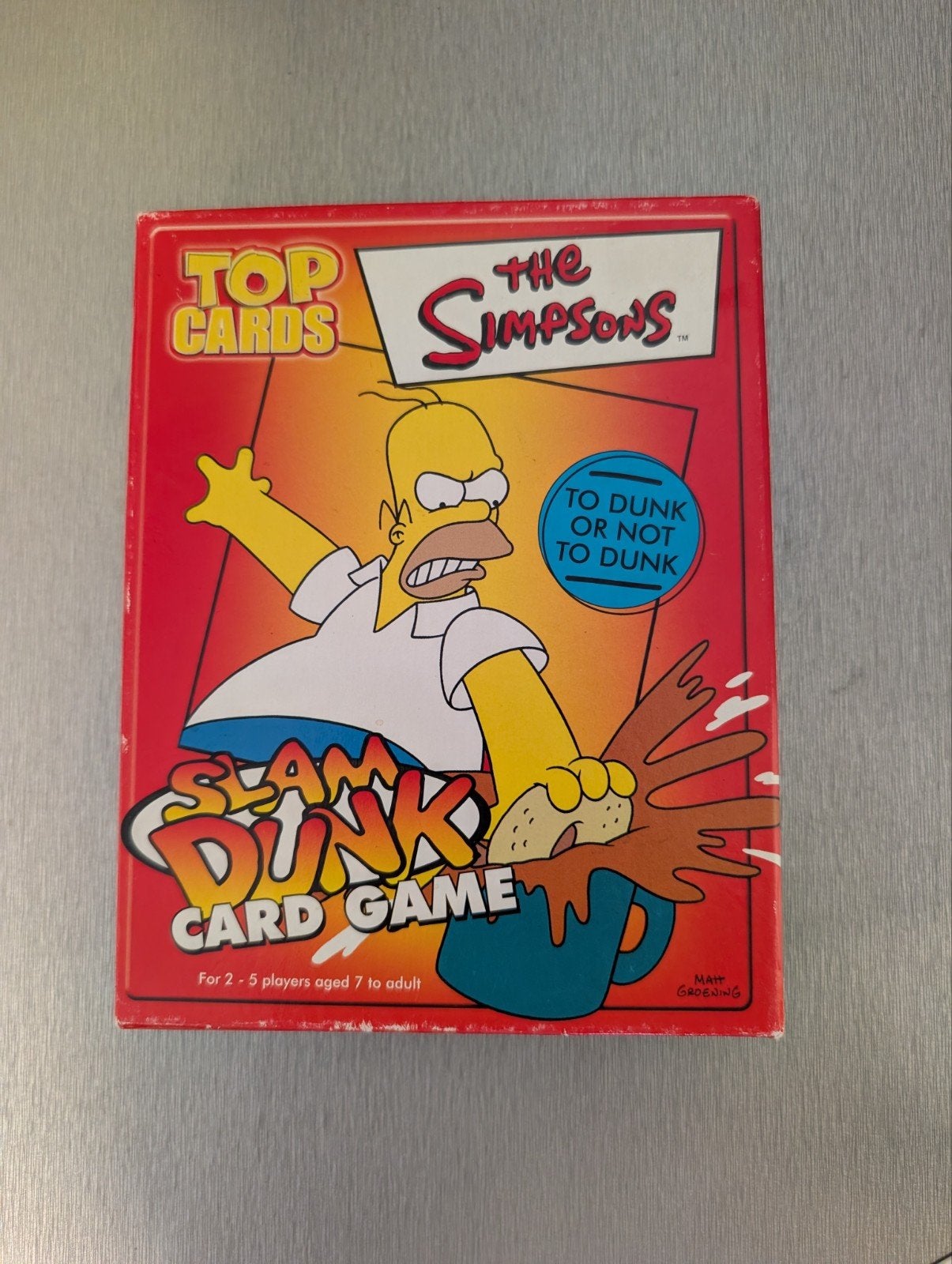 The Simpsons Slam Dunk Card Game - Winning Moves, Vijf spelers of meer, Ophalen of Verzenden, Zo goed als nieuw, Winning Moves