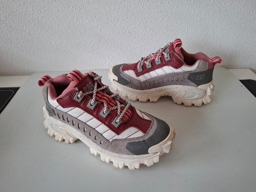 Caterpillar Cat MAAT 39 sneakers chunky zolen rood roze wit, Overige kleuren, Verzenden, Caterpillar Cat, Sneakers of Gympen