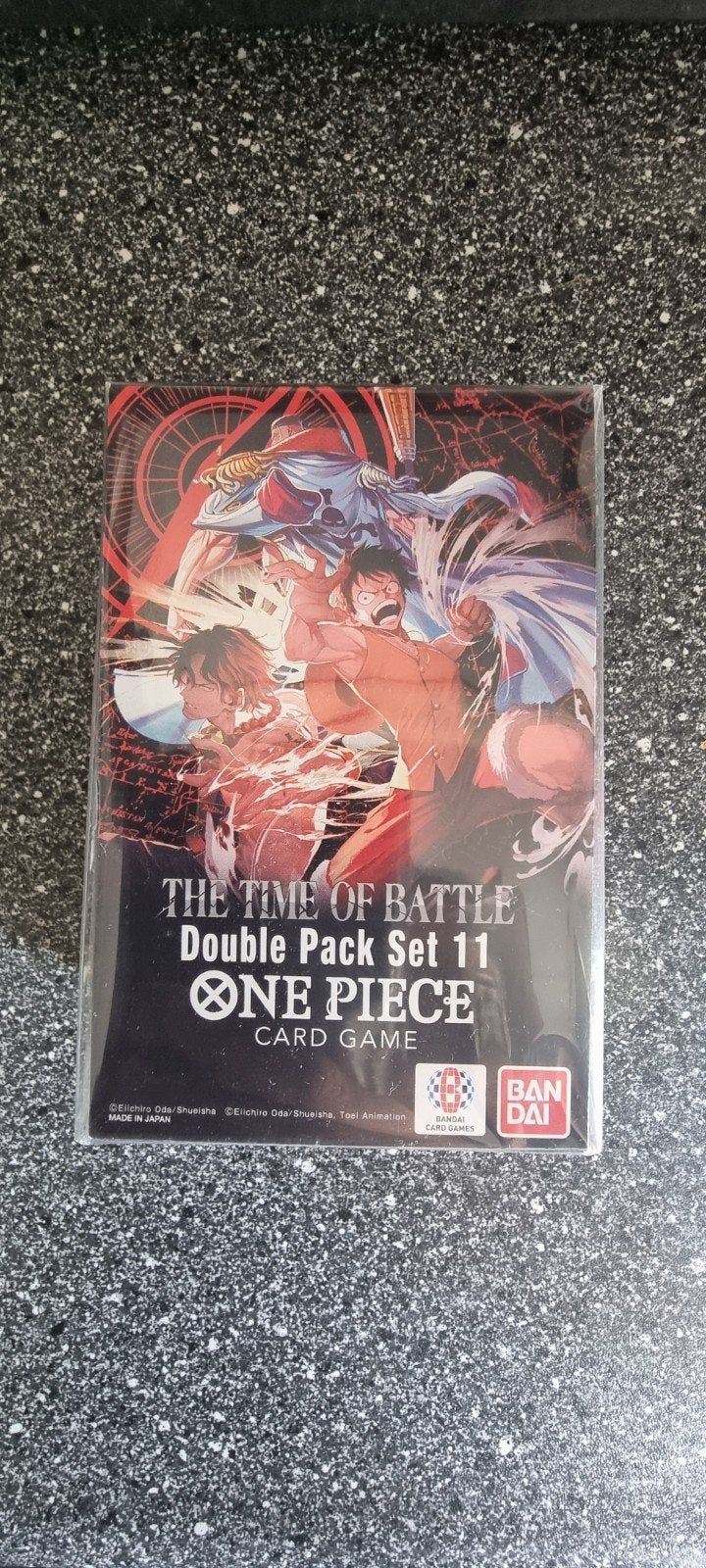 One Piece Card Game Double Pack Set 11 - The Time of Battle, Ophalen, Nieuw, Booster
