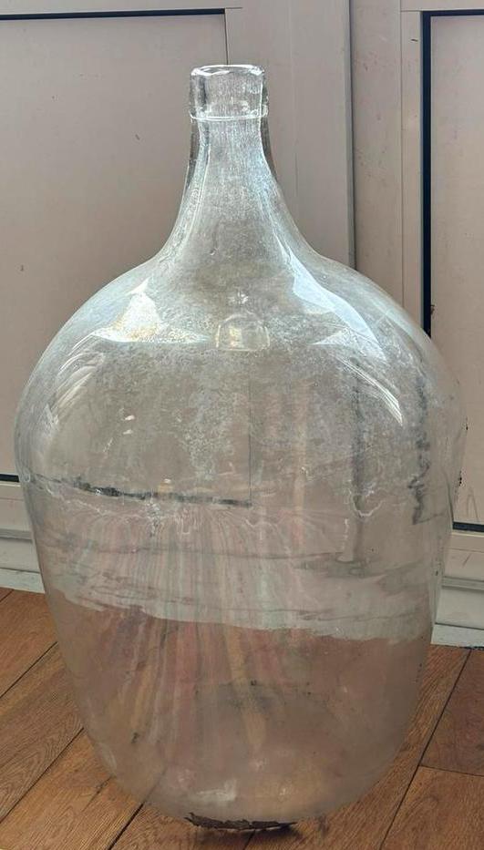 Mooie decoratieve  glazen stolp fles, Ophalen