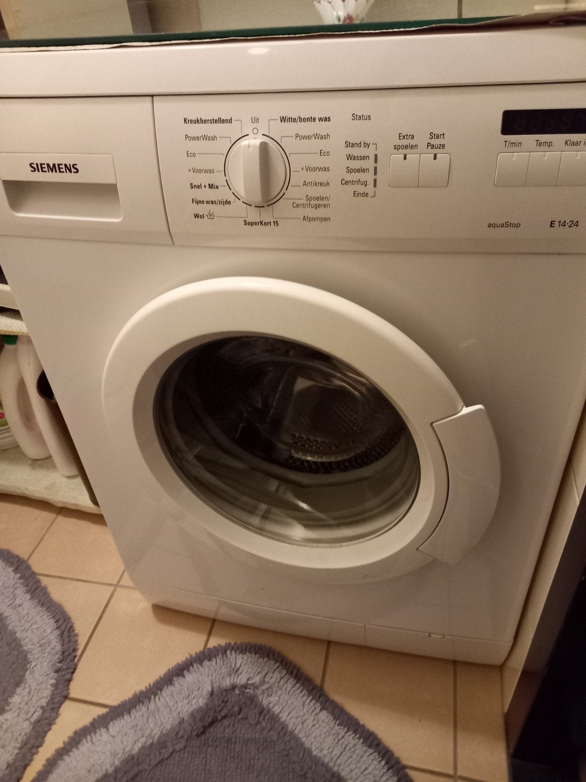 Siemens wasmachime A+  1400 toren, Ophalen