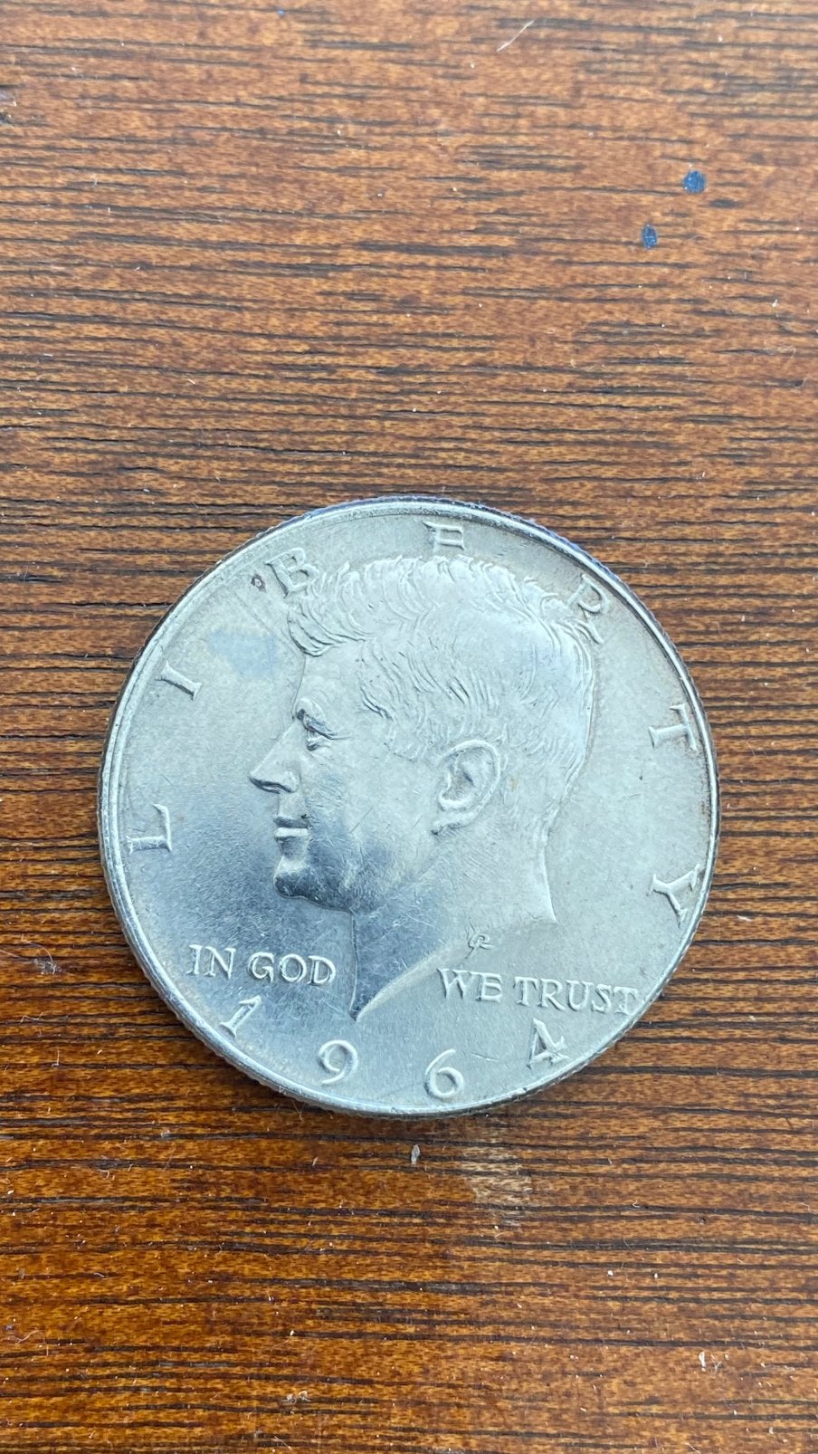 1964 Kennedy Half Dollar – 90% zilver, Ophalen of Verzenden, Noord-Amerika, Zilver