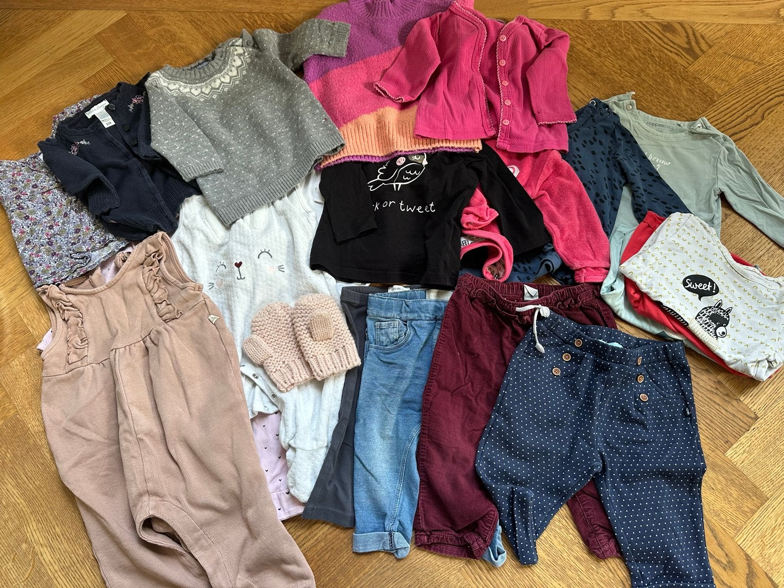 Babykleding pakket winter maat 68, Truien, broeken, rompers, Ophalen of Verzenden, Gebruikt, Maat 68