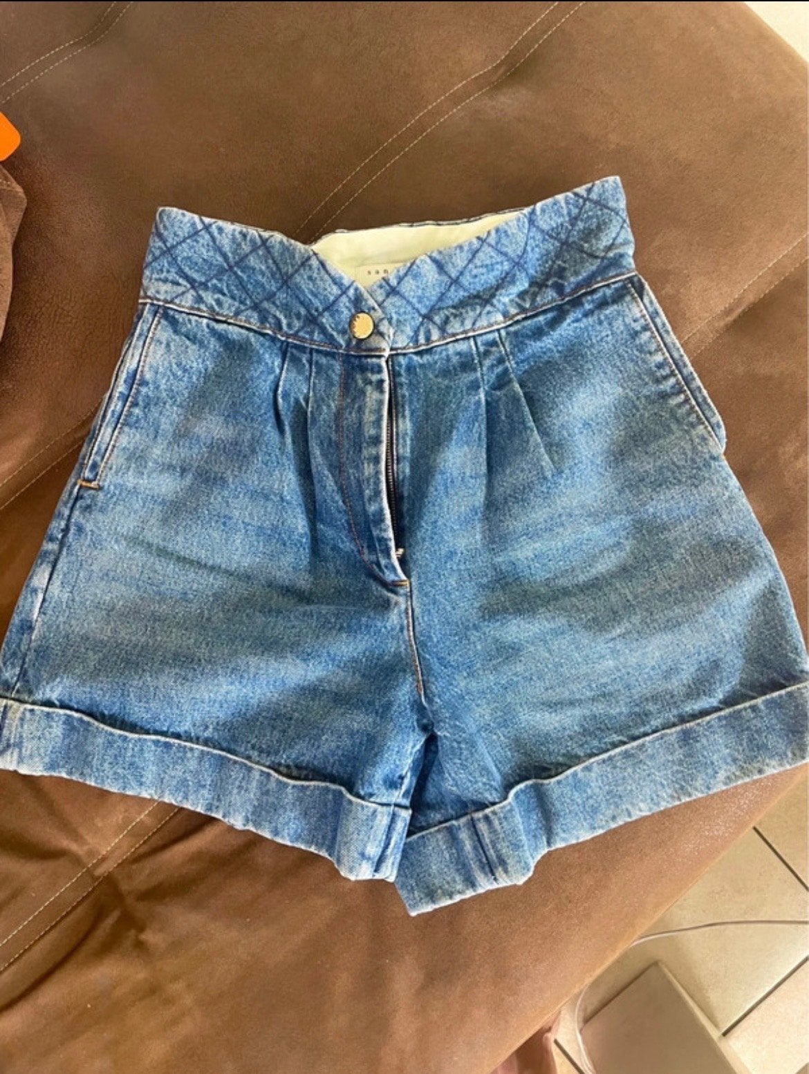 Sandro denim shorts, Kort, Blauw, Ophalen of Verzenden, Zo goed als nieuw