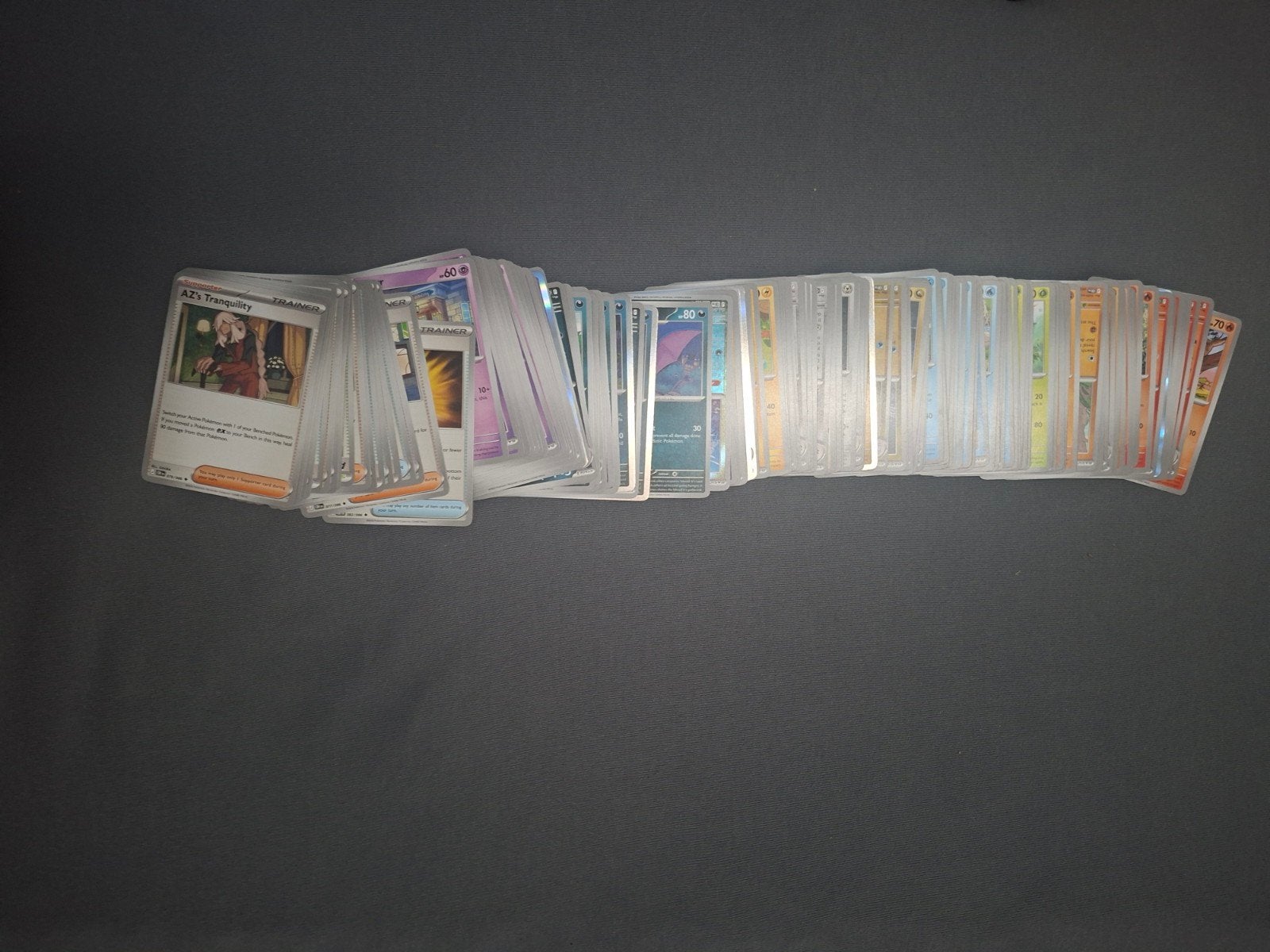 Grote stapel Pokémon kaarten - Diverse types en condities, Ophalen of Verzenden, Gebruikt, Meerdere kaarten, Foil
