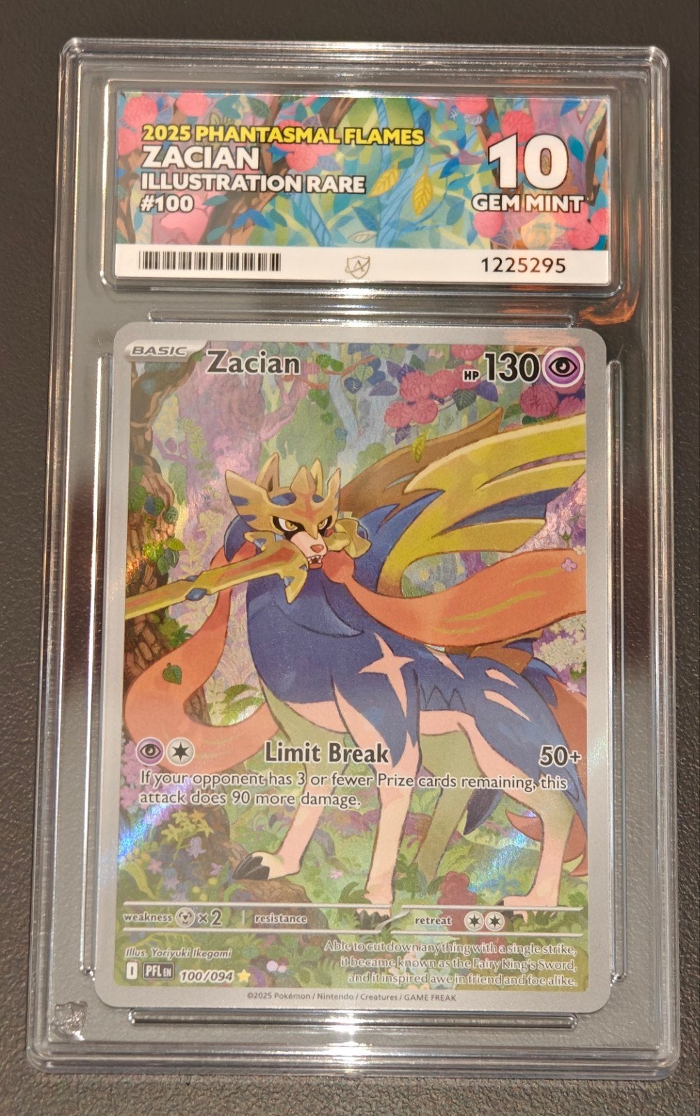 zacian #100 - ACE 10 - PFL, Ophalen of Verzenden, Nieuw, Losse kaart, Foil