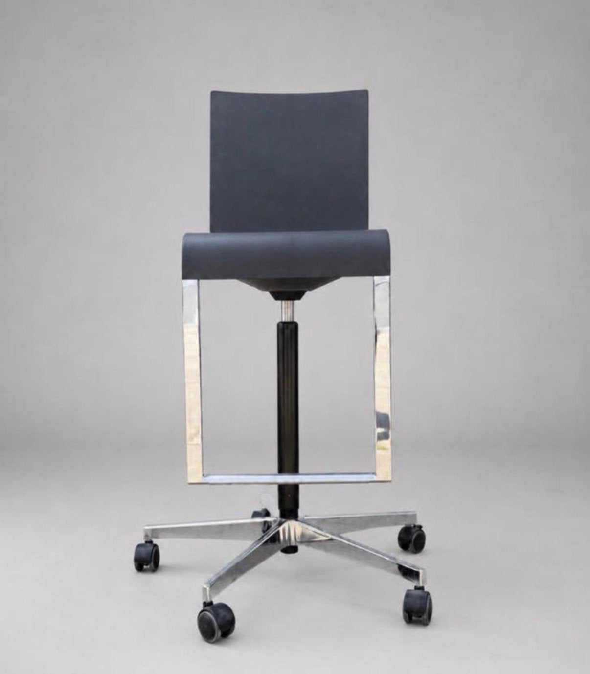 Maarten Van Severen Vitra03 HighChair, Drafting Stool, 2000s, -, Zwart, -, Zo goed als nieuw