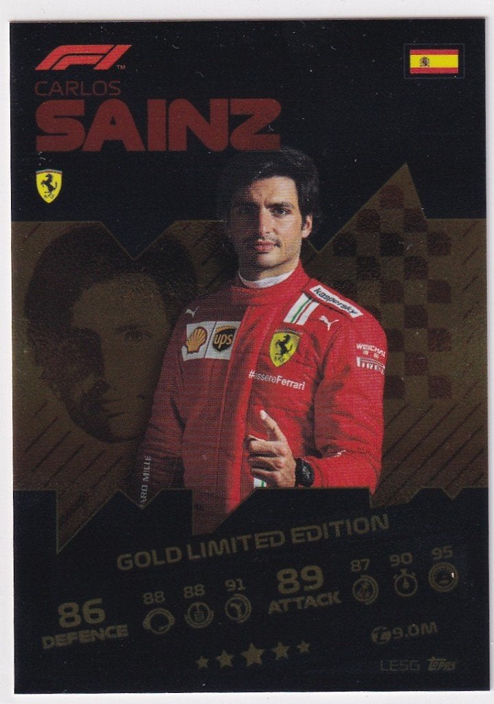 Carlos Sainz Gold Limited Edition #LE5G, Verzenden, Nieuw, Formule 1