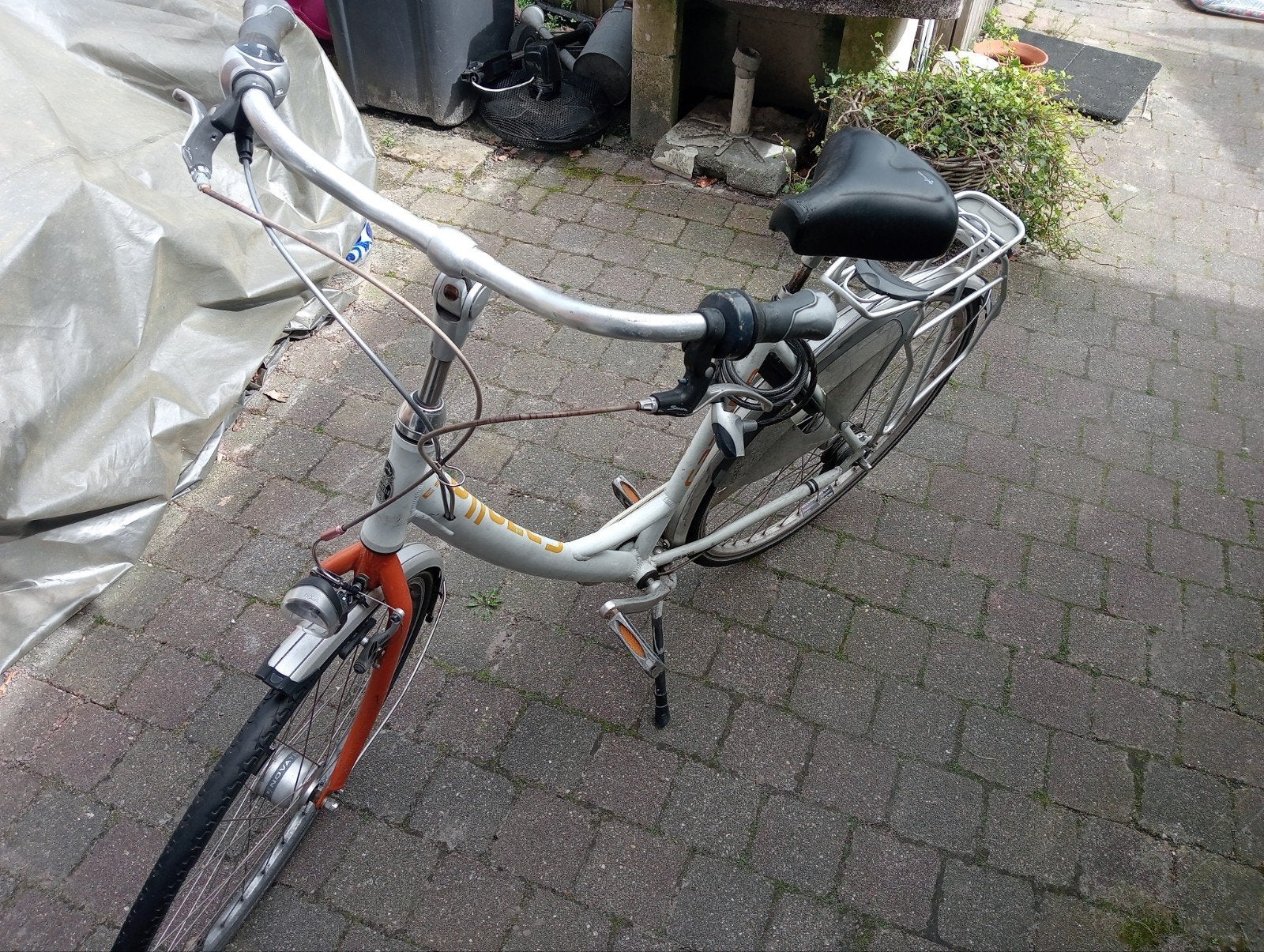 Gazelle esprit damesfiets, Ophalen, Minder dan 10 versnellingen, Gebruikt, Schijfrem