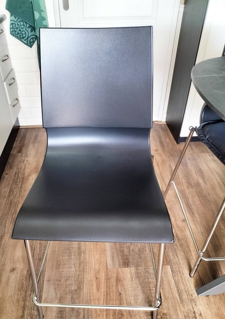 4 Barstoelen ontworpen door Marco Maran., Kunststof, Met voetsteun, 60 tot 90 cm, Ophalen of Verzenden