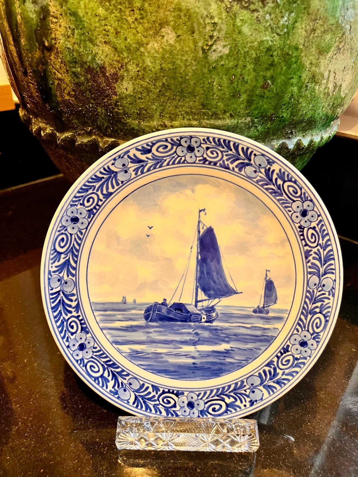 De Porceleyne Fles wandbordje bootjes 💙, Ophalen of Verzenden