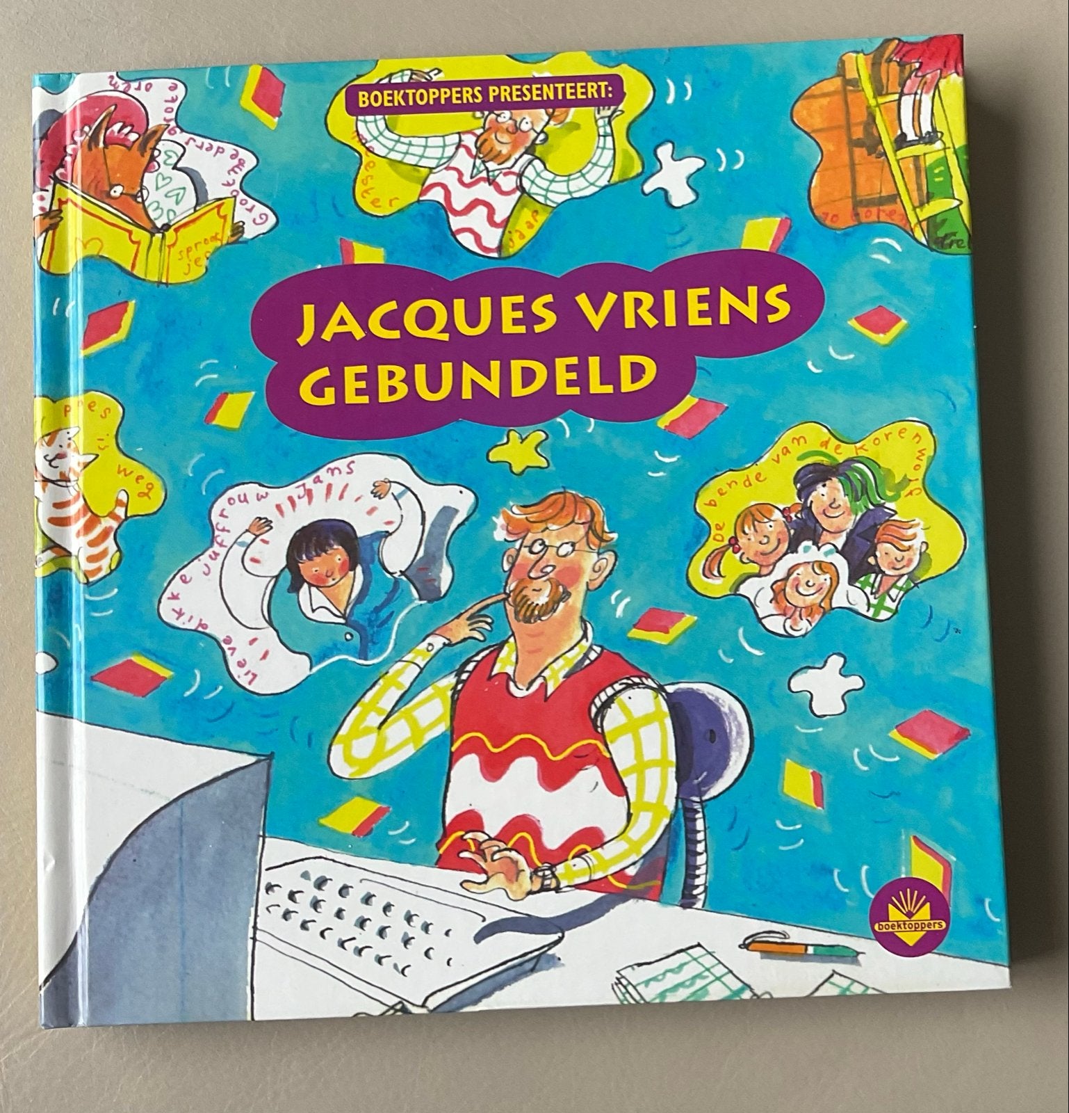 Jacques Vriens Gebundeld - Boektoppers Presenteert, Ophalen of Verzenden, Zo goed als nieuw, Fictie algemeen