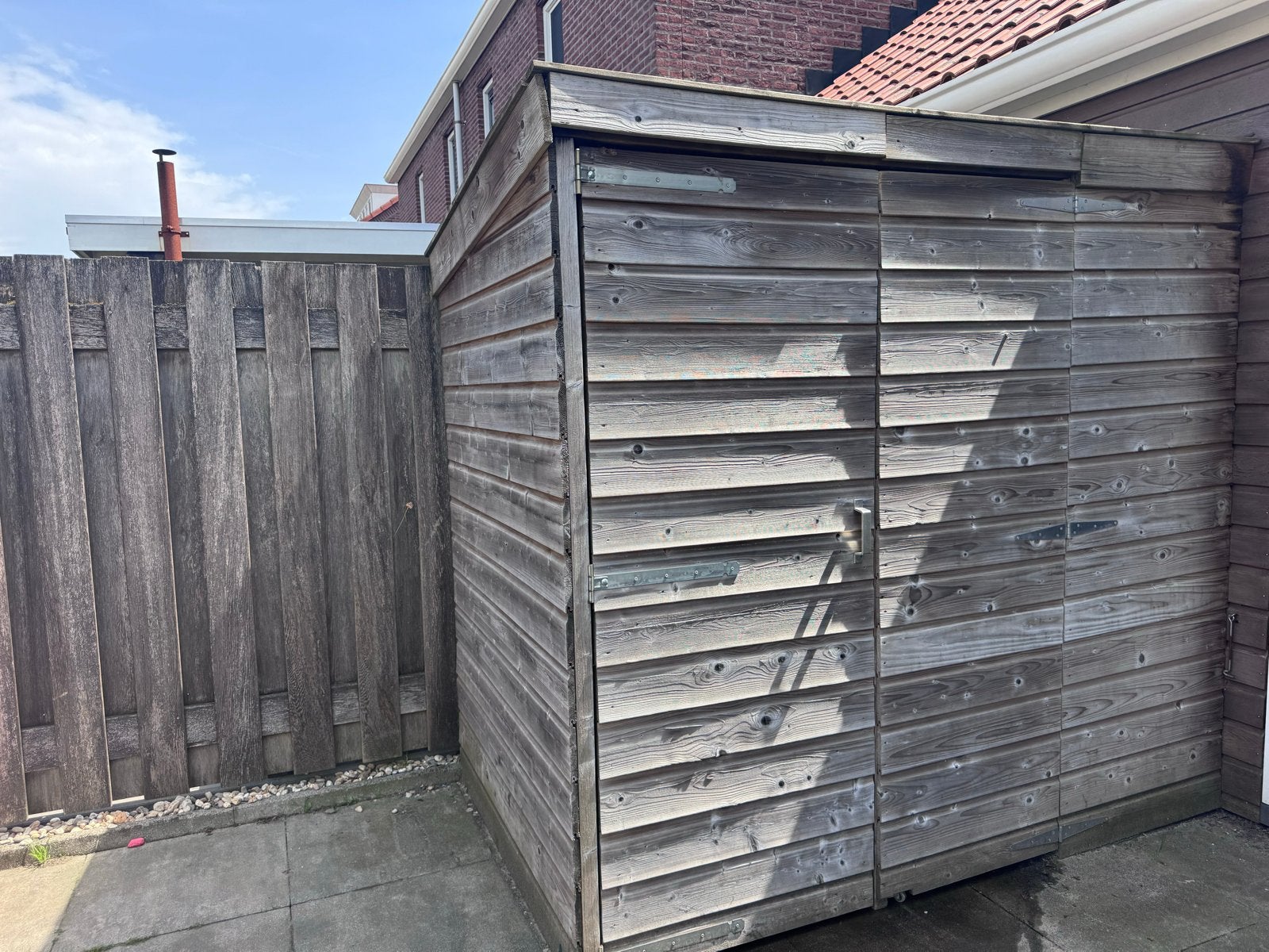 Houten Tuinhuis / Schuurtje – Zelf demonteren, Tuinhuis, Zonder ramen, Hout, Ophalen