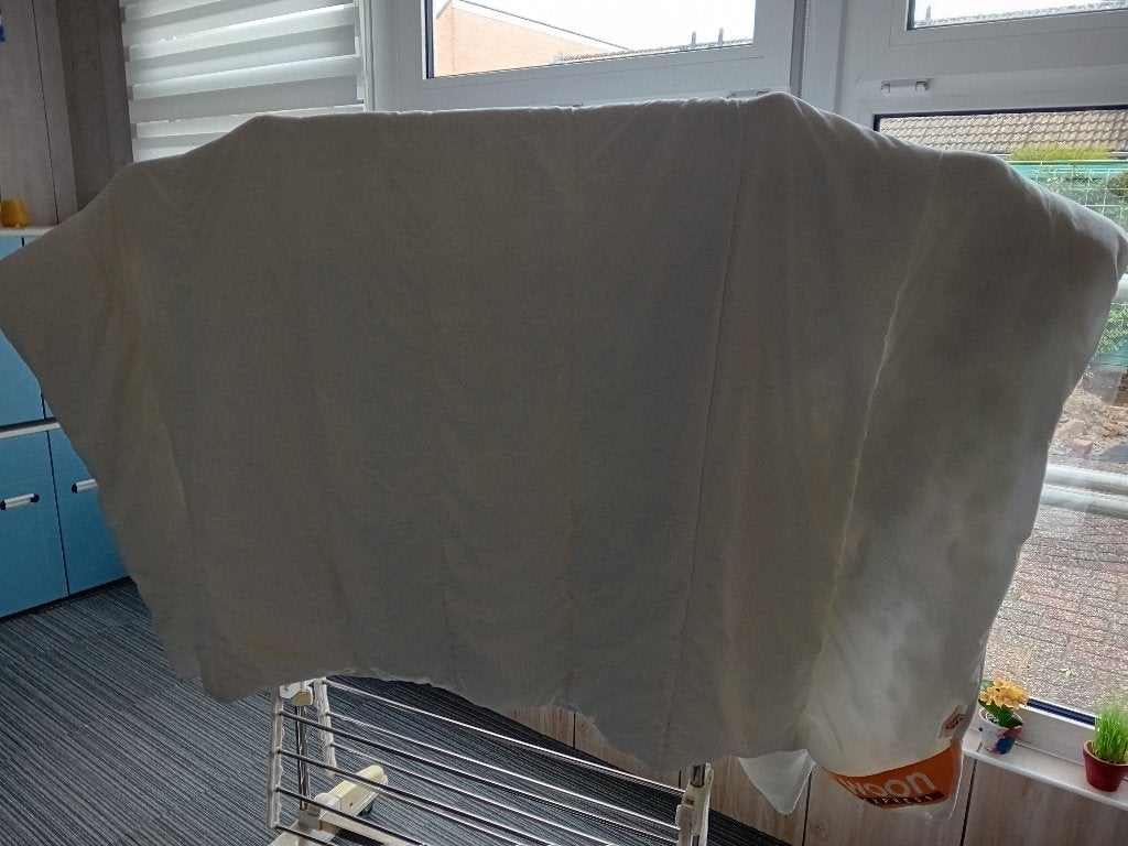 te koop , DEKBED, Huis en Inrichting, Gebruikt, Wit, Tweepersoons, Ophalen of Verzenden