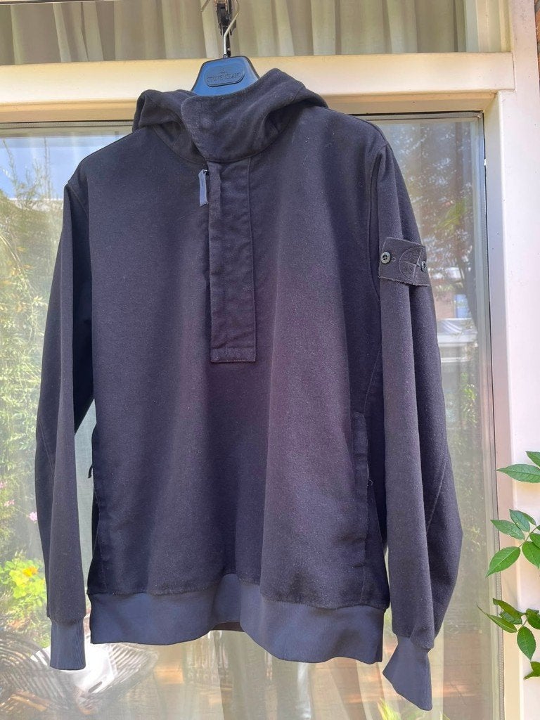Stone Island - Ghost - Cotton/nylon Moleskin-TC A/W 2021, Ophalen of Verzenden, Maat 48/50 (M), Blauw, Stone Island