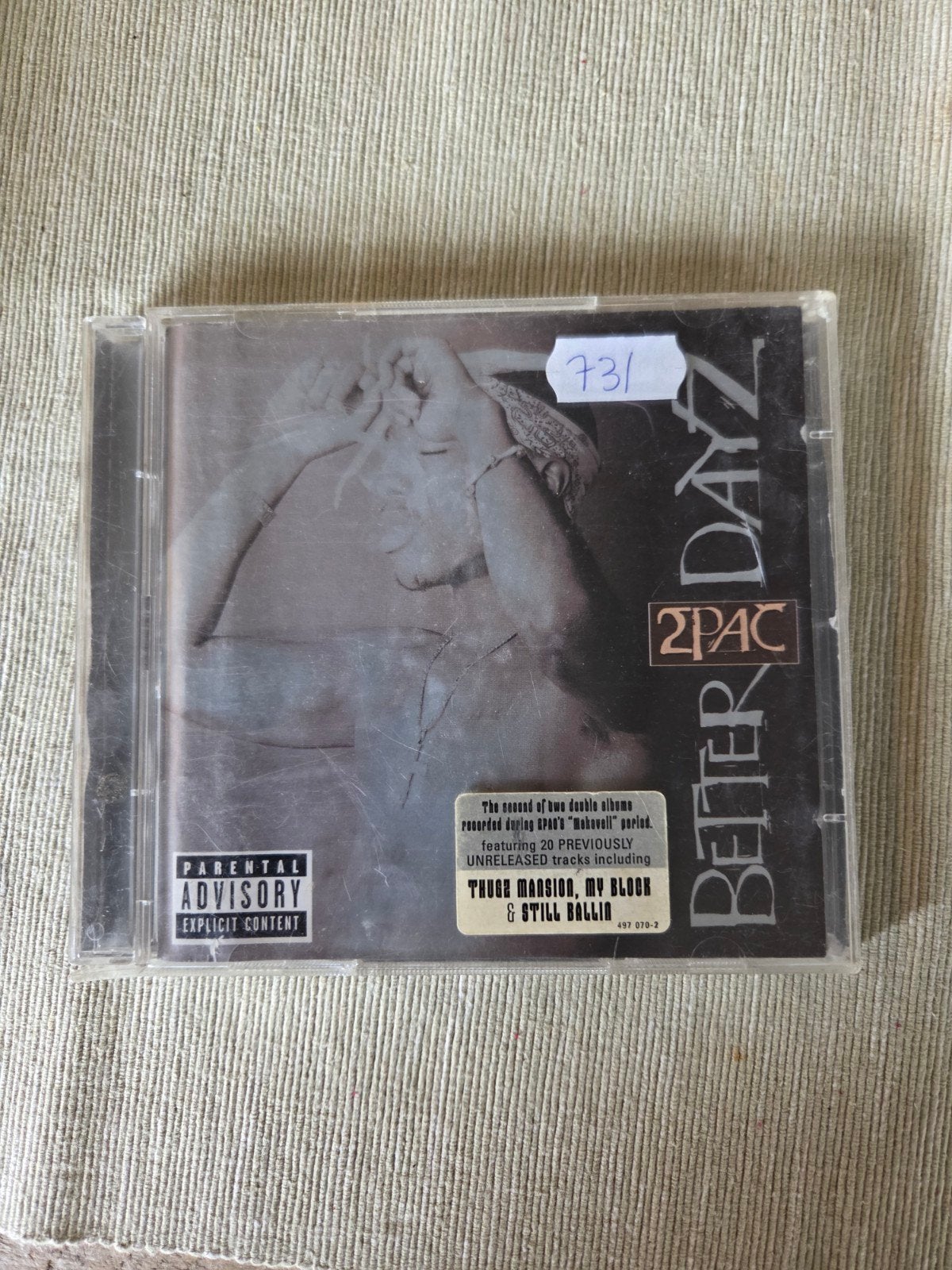 2Pac - Better Dayz CD (Parental Advisory), Cd's en Dvd's, Ophalen of Verzenden, Gebruikt, Album, Met bonustracks