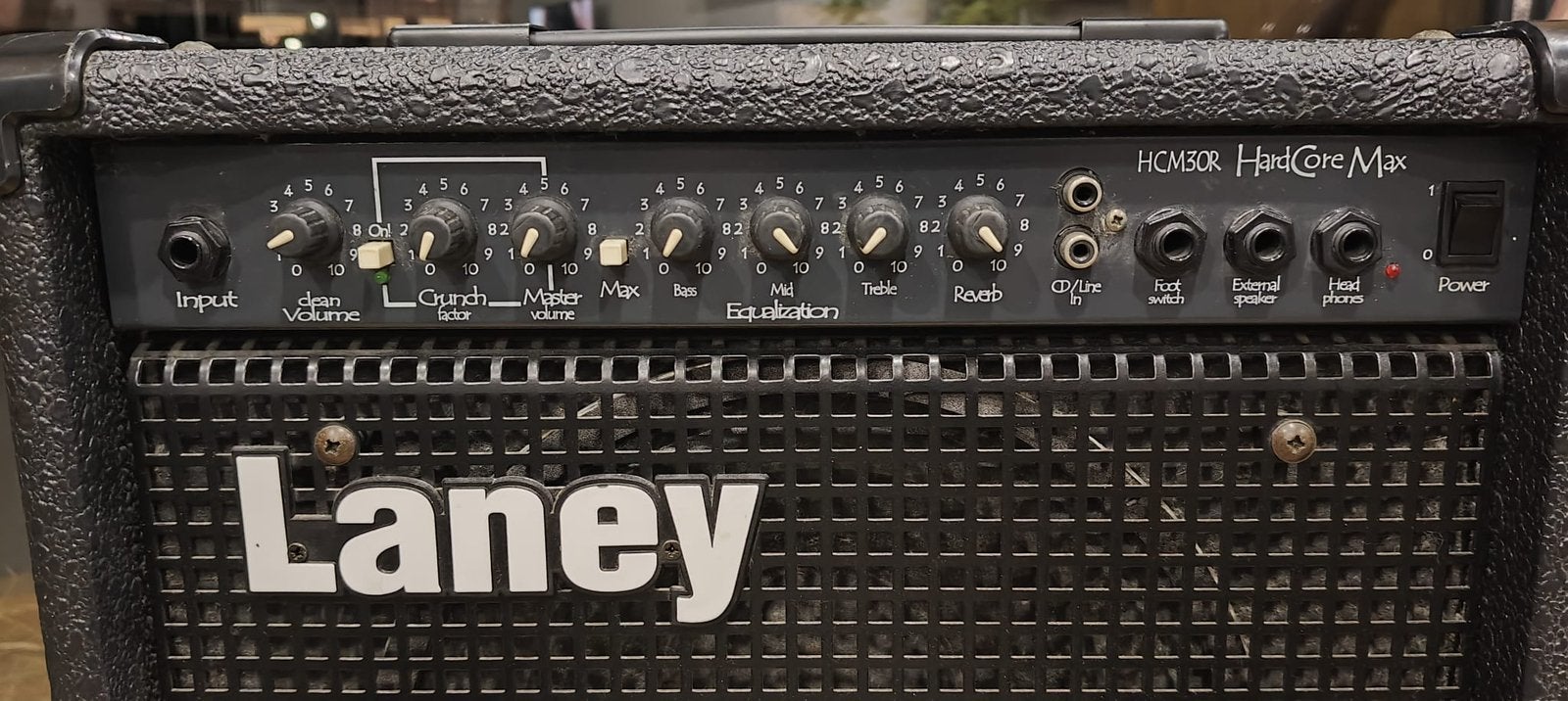 Laney HCM30R HardCore Max – gitaarversterker 30W', Ophalen of Verzenden, Gebruikt, Minder dan 50 watt
