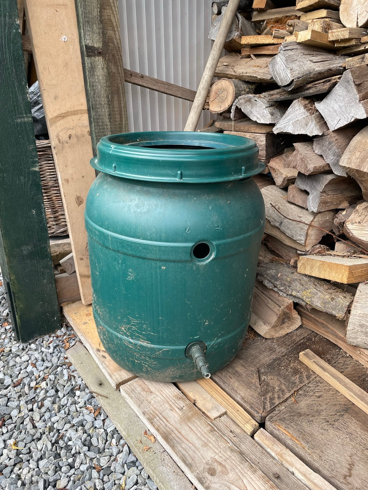Ton/vat voor vijverfilter - Gratis afhalen, Tuin en Terras, Ophalen, Gebruikt