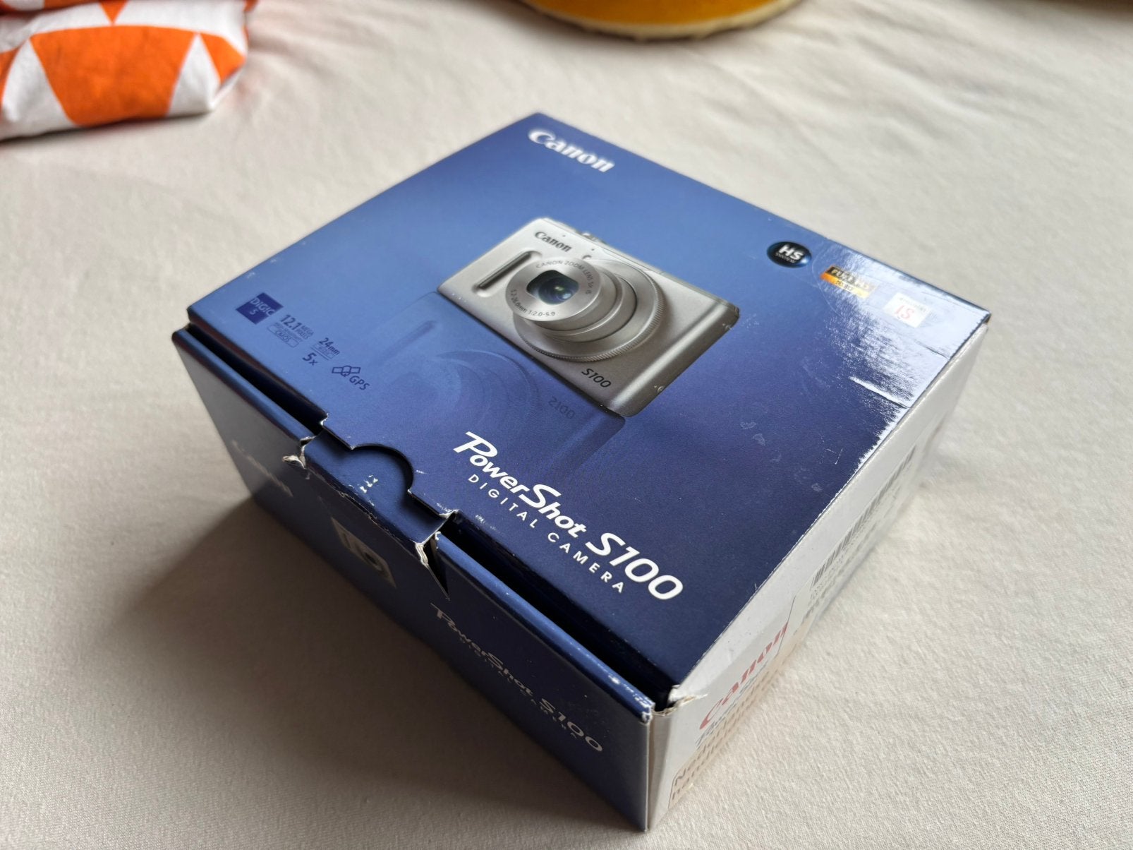 (Geen camera) Canon Powershot S100 doos (compleet), Ophalen of Verzenden, Canon, 8 keer of meer