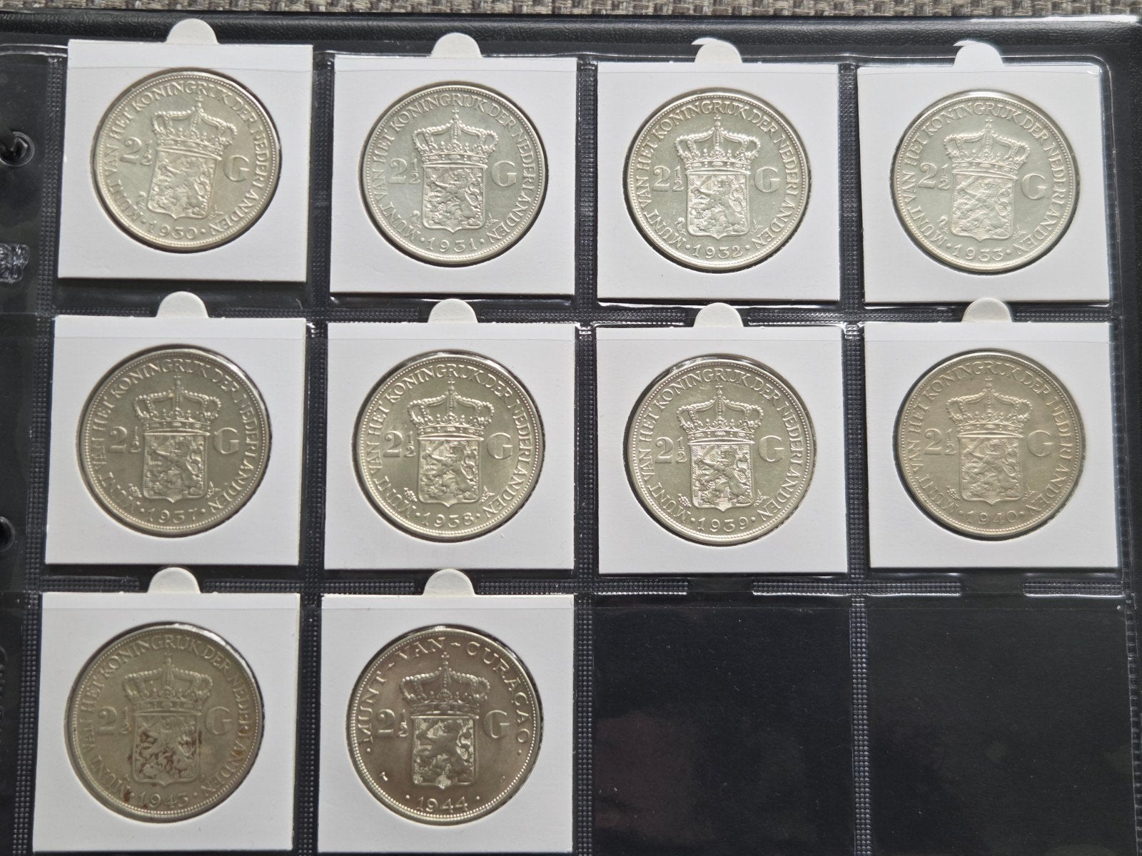 Rijksdaalders Wilhelmina 1930- 1944, Ophalen of Verzenden