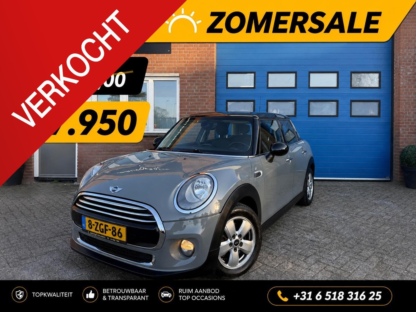 MINI Cooper 1.5 | NAP | Clima | NAV | NL Auto |, Auto's, Mini, Gebruikt, 49 €/maand, Origineel Nederlands, Bedrijf