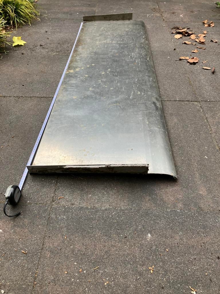 Waterval van metaal 160x51 cm, Tuin en Terras, Ophalen, Gebruikt, Rvs, Waterval