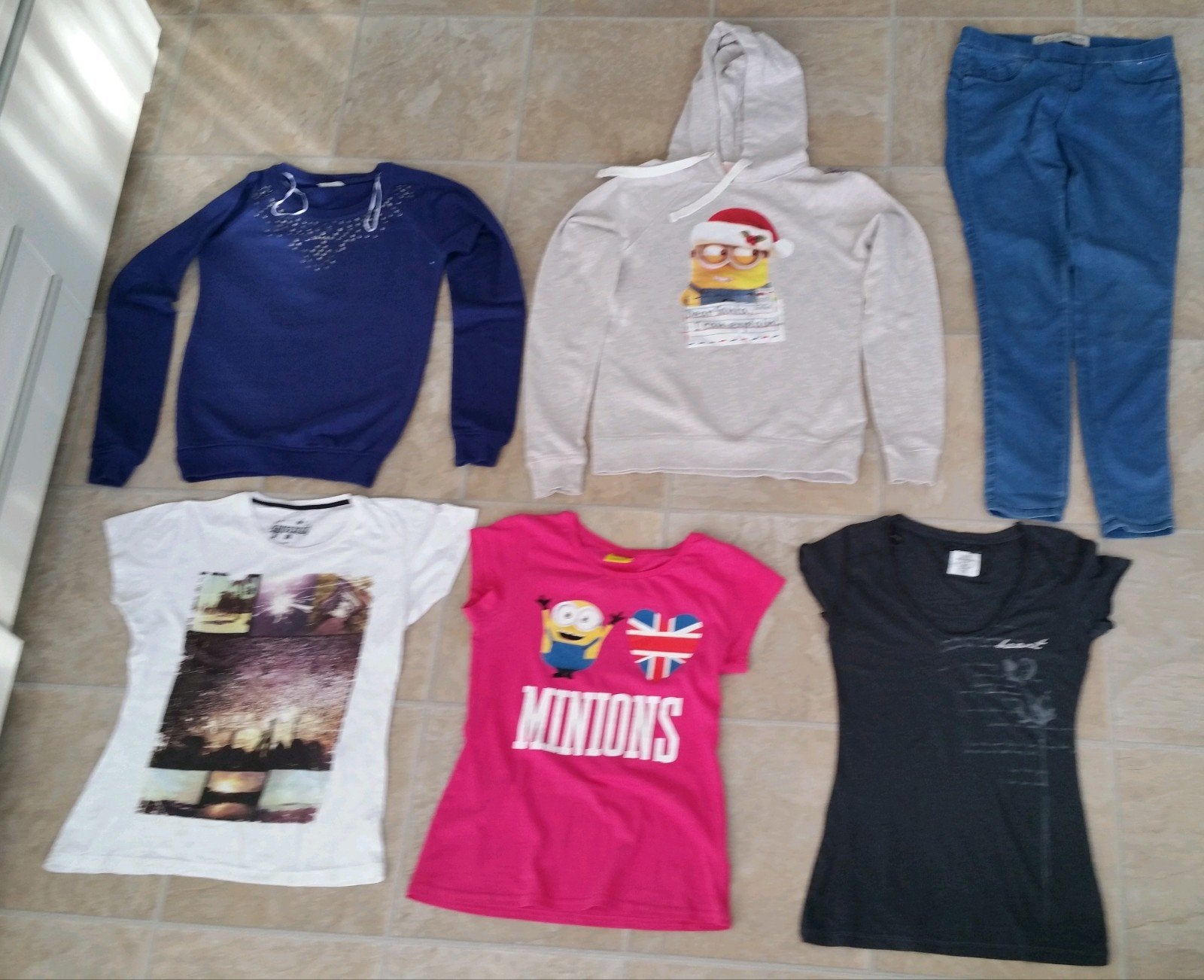 Kledingpakket: Truien, T-shirts en Jeans (Maat S/36), Ophalen of Verzenden, Gedragen, Maat 36 (S)
